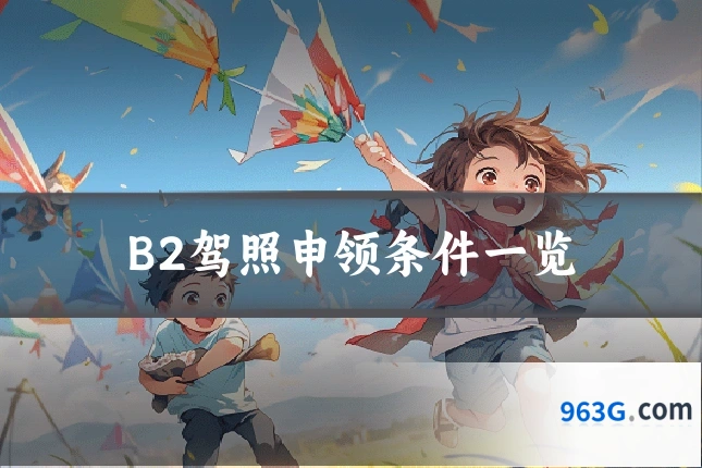 B2驾照申领条件一览