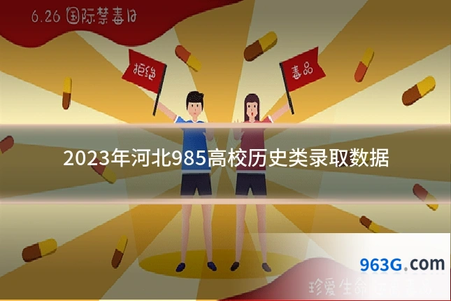 2023年河北985高校历史类录取数据