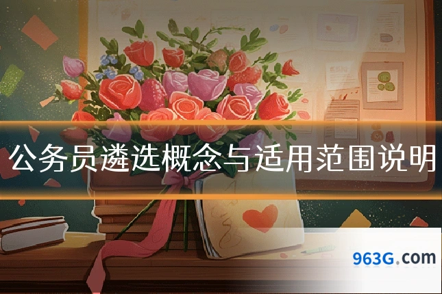 公务员遴选概念与适用范围说明