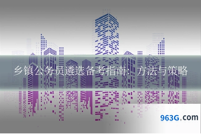 乡镇公务员遴选备考指南：方法与策略