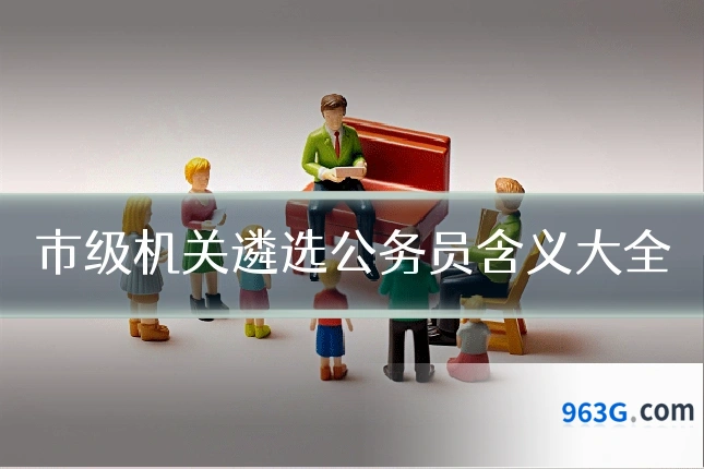 市级机关遴选公务员含义大全