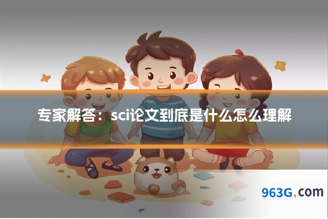 专家解答：sci论文到底是什么怎么理解