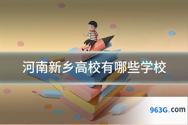 河南新乡高校有哪些学校