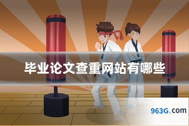 毕业论文查重网站有哪些