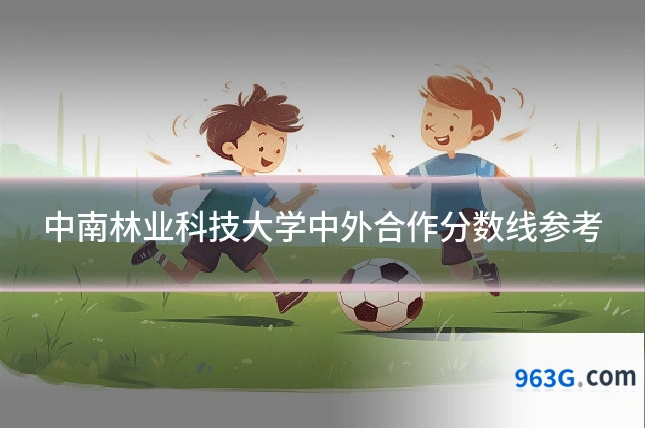 中南林业科技大学中外合作分数线参考