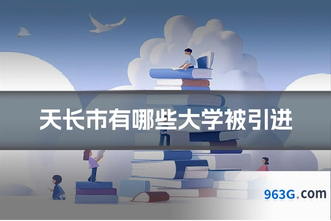 天长市有哪些大学被引进