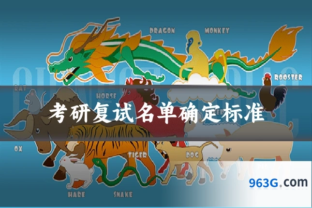 考研复试名单确定标准