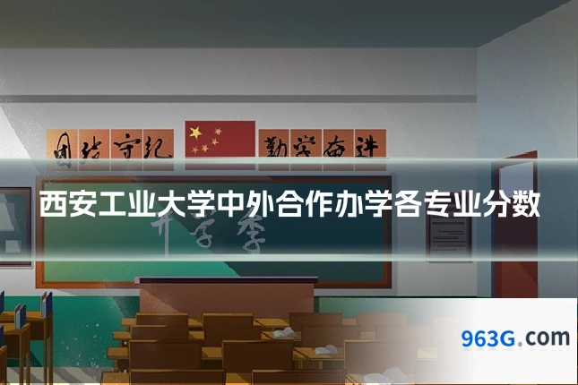 西安工业大学中外合作办学各专业分数