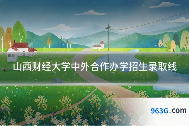 山西财经大学中外合作办学招生录取线