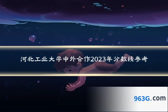 河北工业大学中外合作2023年分数线参考