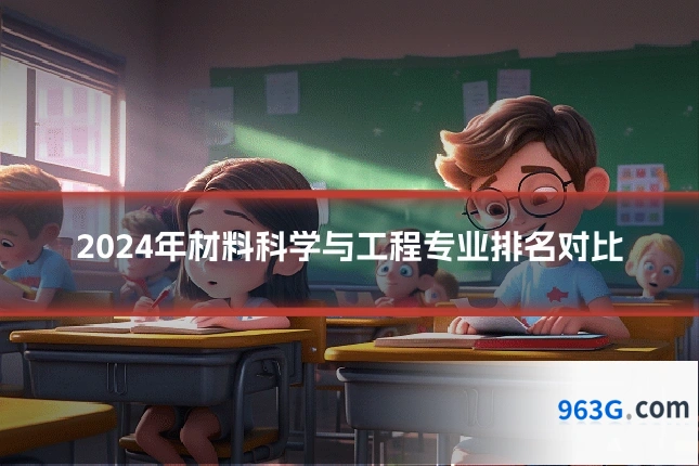 2024年材料科学与工程专业排名对比