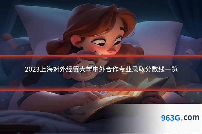 2023上海对外经贸大学中外合作专业录取分数线一览