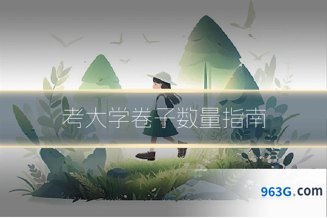 考大学卷子数量指南