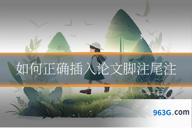 如何正确插入论文脚注尾注