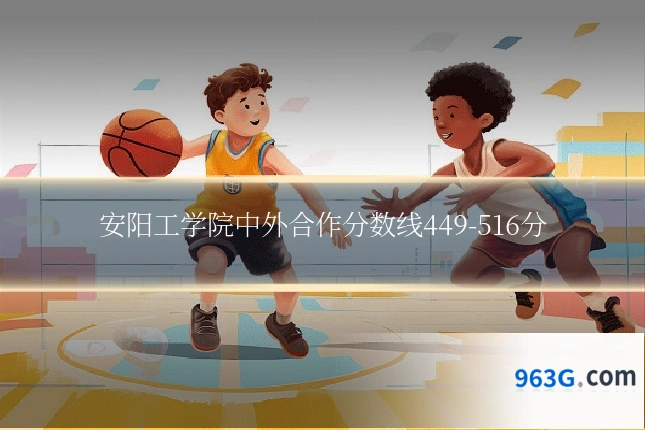 安阳工学院中外合作分数线449-516分