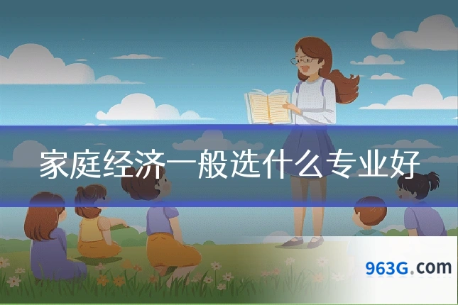 家庭经济一般选什么专业好