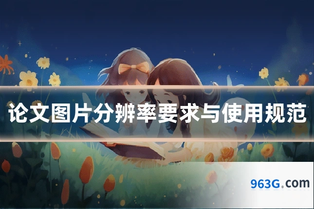 论文图片分辨率要求与使用规范