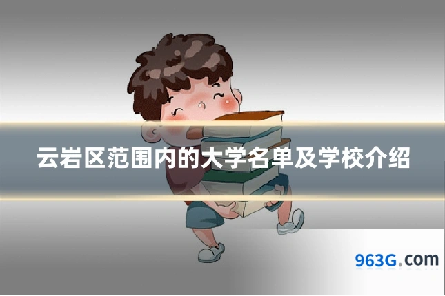 云岩区范围内的大学名单及学校介绍