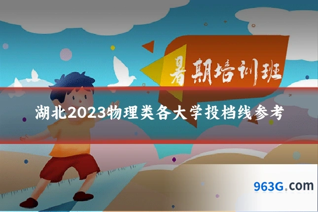 湖北2023物理类各大学投档线参考