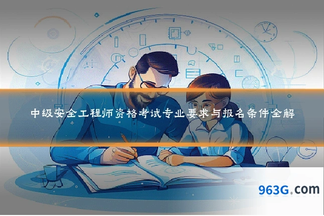 中级安全工程师资格考试专业要求与报名条件全解