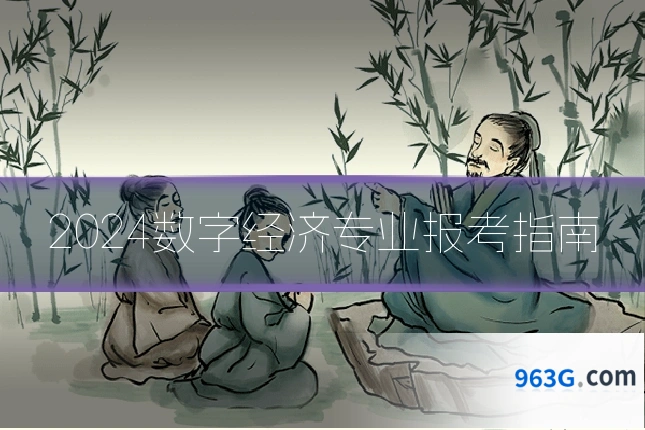 2024数字经济专业报考指南