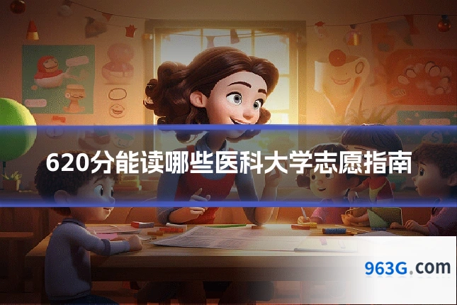 620分能读哪些医科大学志愿指南