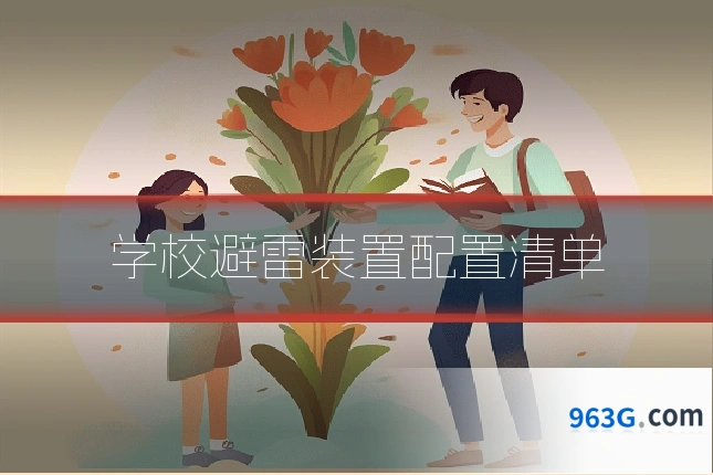 学校避雷装置配置清单