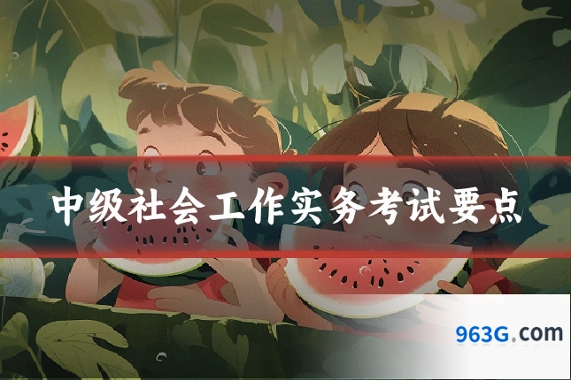 中级社会工作实务考试要点