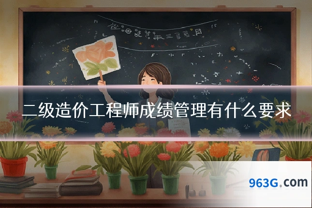 二级造价工程师成绩管理有什么要求