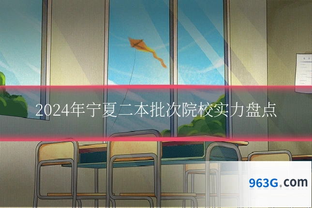 2024年宁夏二本批次院校实力盘点