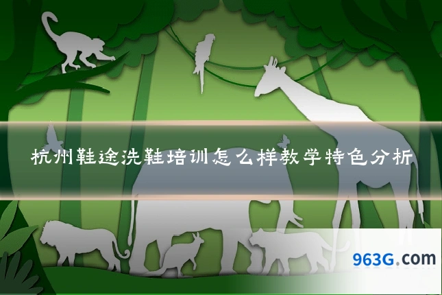 杭州鞋途洗鞋培训怎么样教学特色分析
