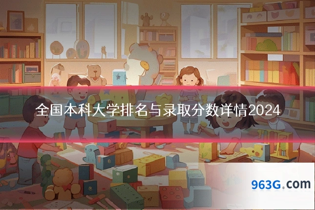 全国本科大学排名与录取分数详情2024