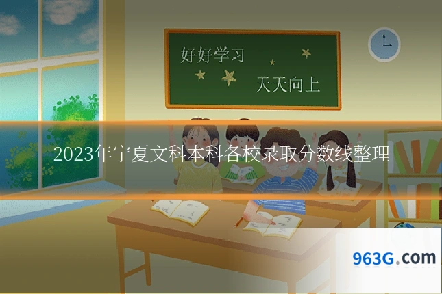 2023年宁夏文科本科各校录取分数线整理