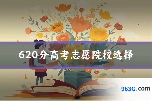 620分高考志愿院校选择