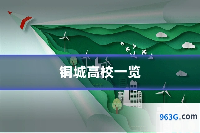 铜城高校一览