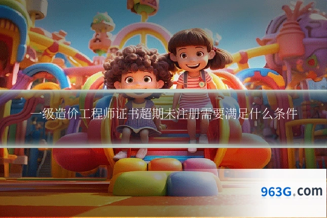 一级造价工程师证书超期未注册需要满足什么条件