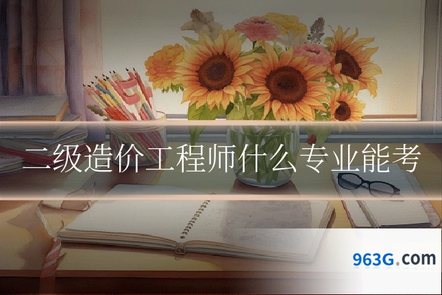 二级造价工程师什么专业能考