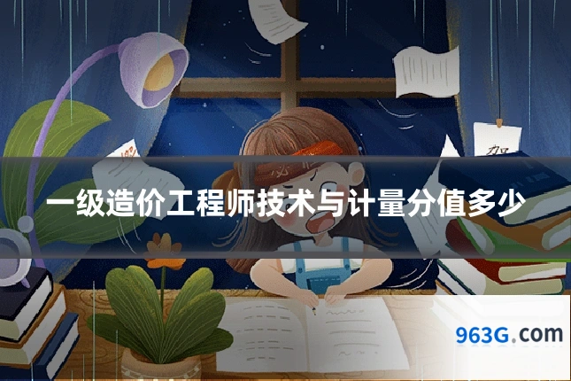一级造价工程师技术与计量分值多少