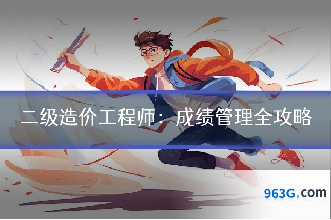 二级造价工程师：成绩管理全攻略