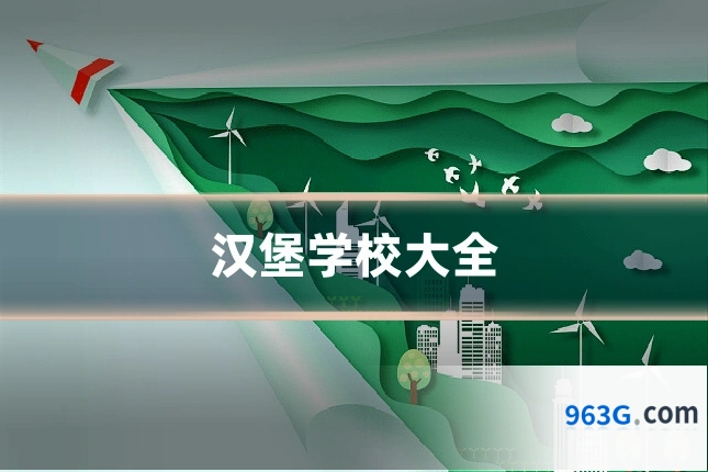 汉堡学校大全