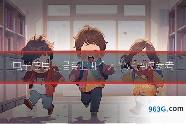 电子信息工程专业哪个大学好择校参考