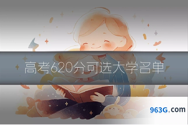 高考620分可选大学名单