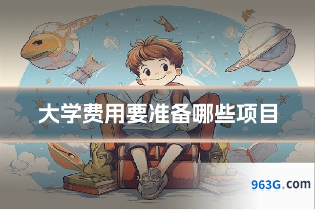 大学费用要准备哪些项目