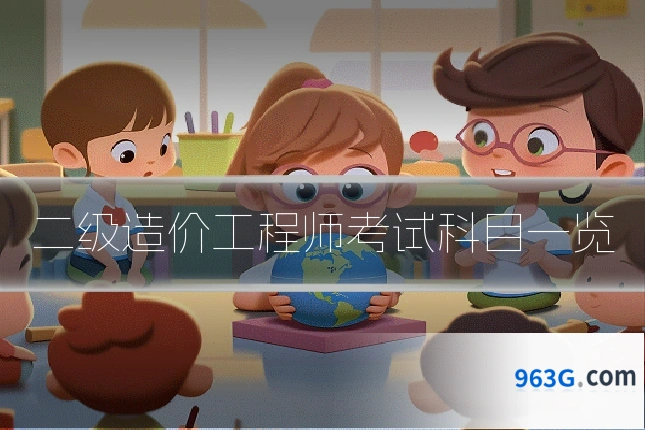 二级造价工程师考试科目一览