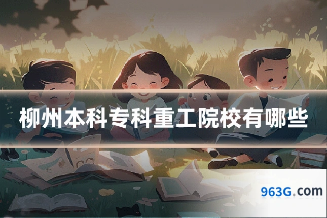 柳州本科专科重工院校有哪些