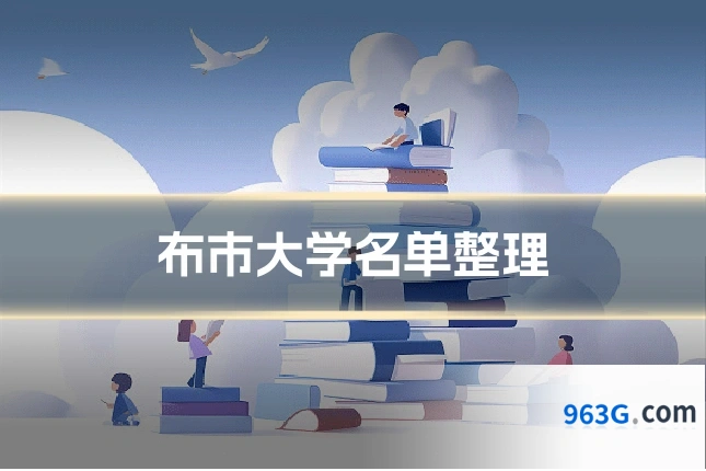 布市大学名单整理