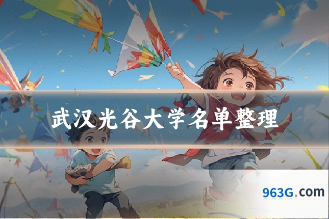 武汉光谷大学名单整理