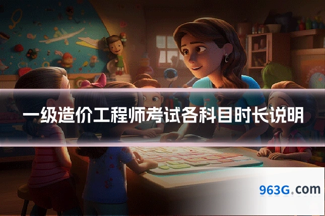 一级造价工程师考试各科目时长说明