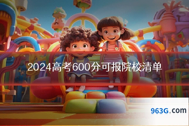 2024高考600分可报院校清单