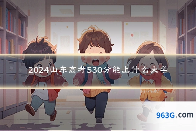 2024山东高考530分能上什么大学
